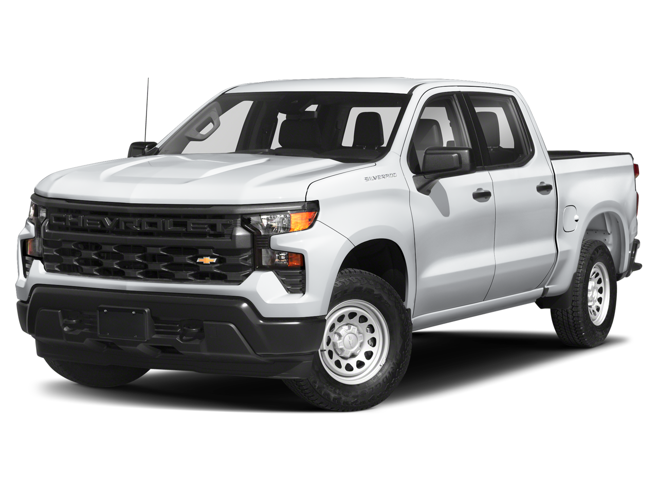 2023 Chevrolet Silverado 1500 LTZ in Dark Ash Metallic — front three-quarter view