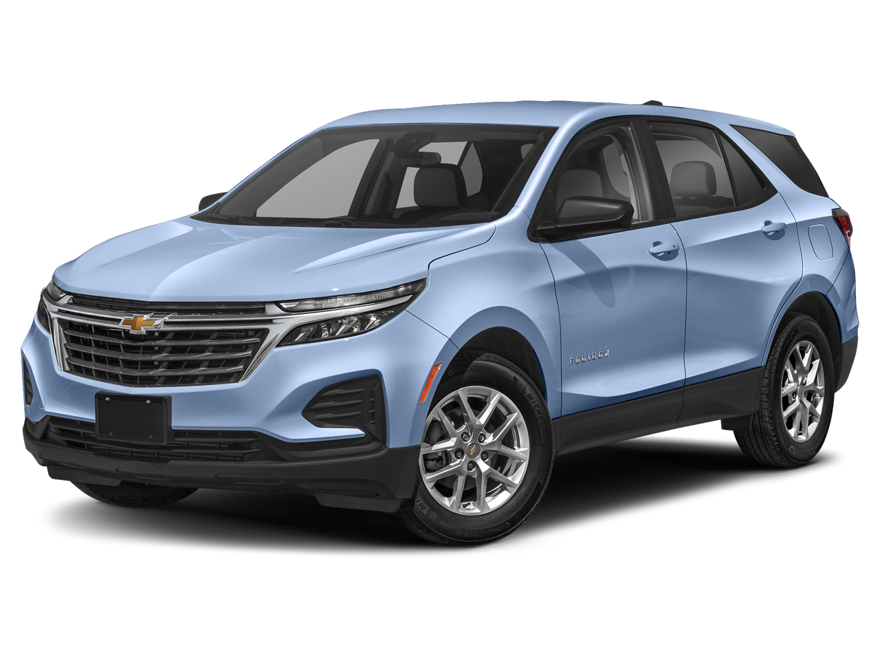 2024 Chevrolet Equinox LS in Summit White — front three-quarter view