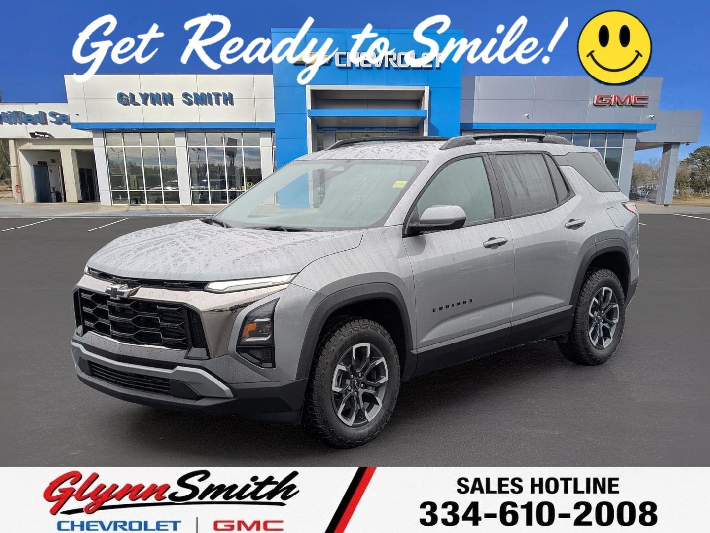 2026 Chevrolet Equinox ACTIV in Sterling Gray Metallic — front three-quarter view