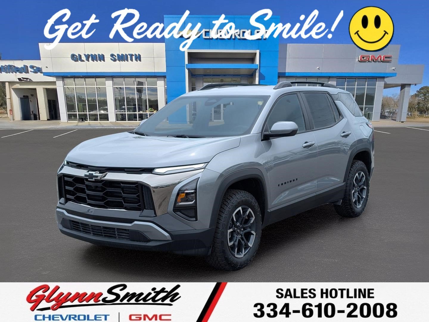 2026 Chevrolet Equinox ACTIV in Sterling Gray Metallic — front three-quarter view