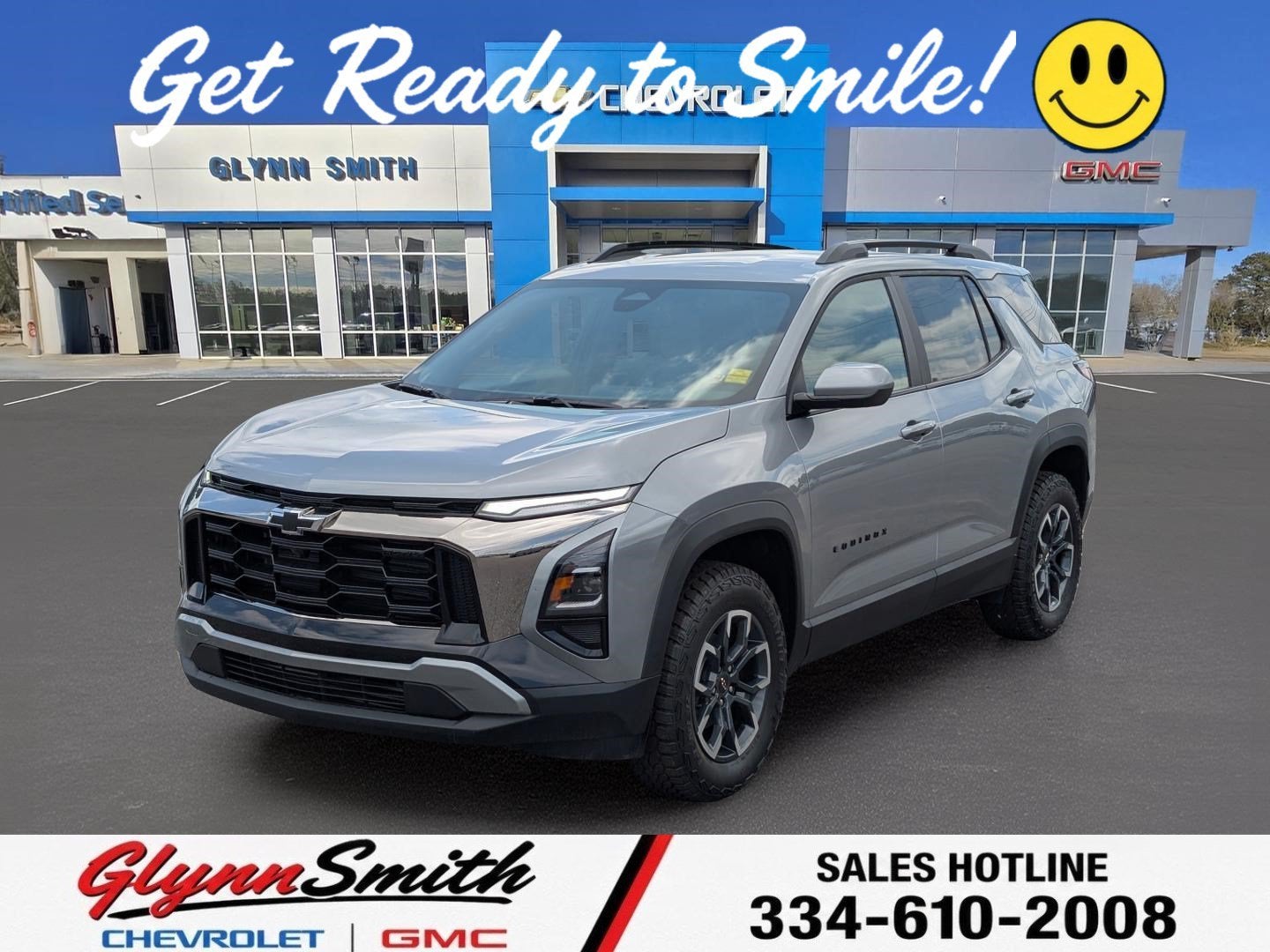 2026 Chevrolet Equinox ACTIV in Sterling Gray Metallic — front three-quarter view