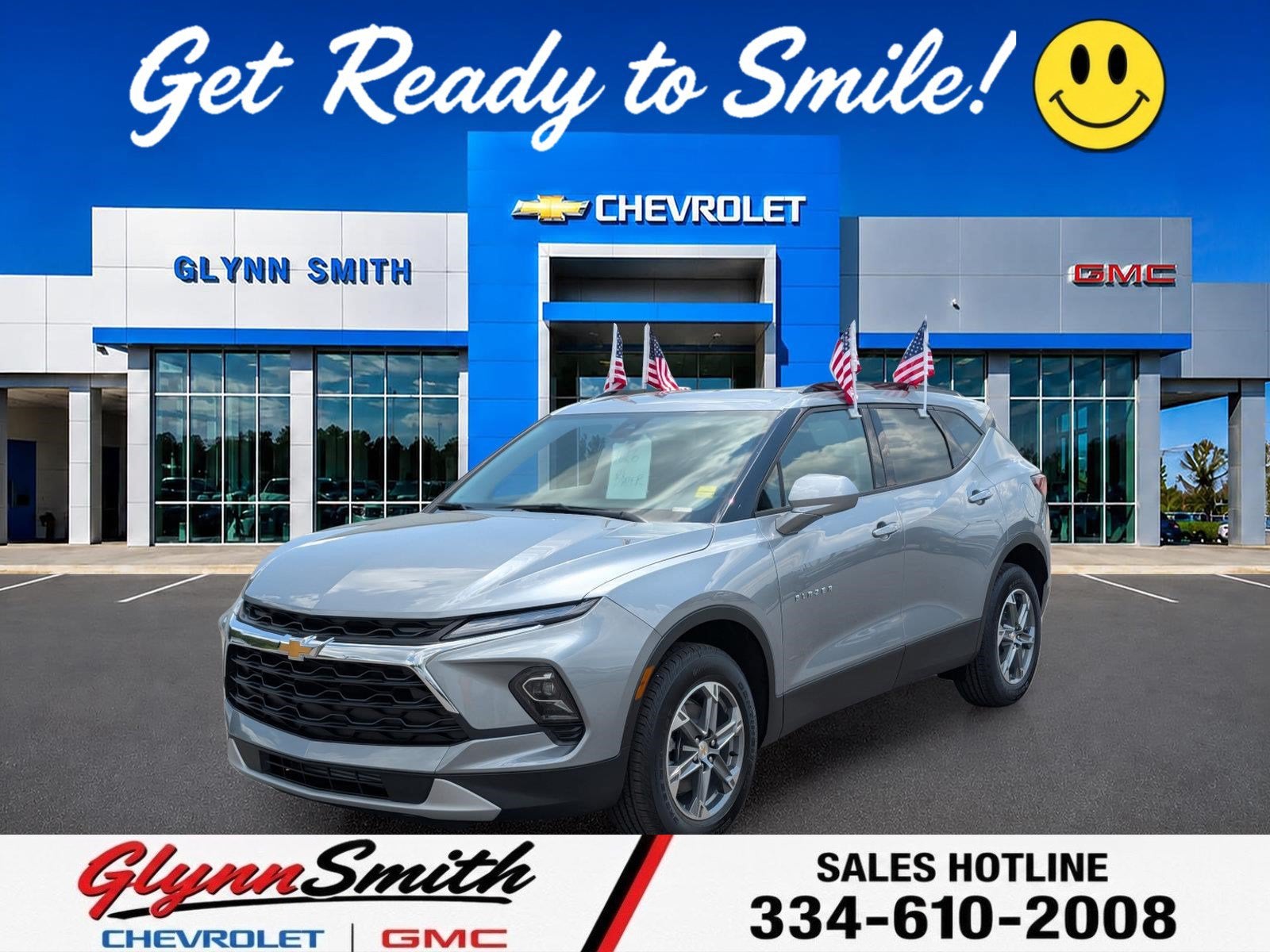 2026 Chevrolet Blazer 2LT in Sterling Gray Metallic — front three-quarter view