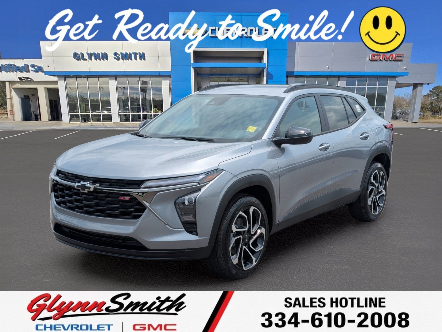 2026 Chevrolet Trax 2RS in Sterling Gray Metallic — front three-quarter view